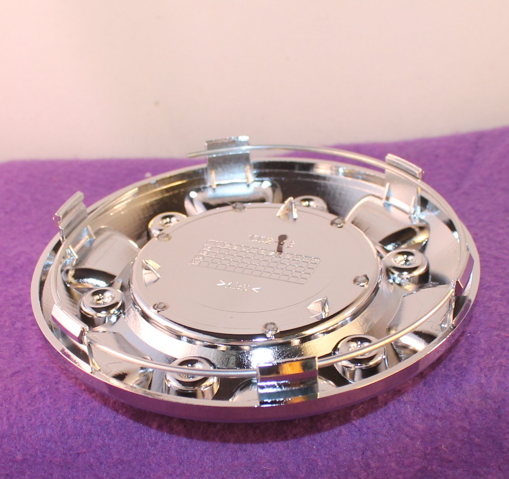 Fuel Wheels Custom Center Cap Chrome (Set of 2) #1002-43 - Premium Hubcap Accessories for Car & Truck Customization, Perfect for Off-Road & Show Vehicles