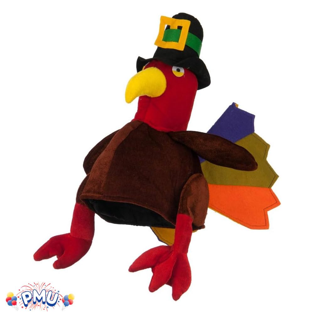 Turkey Hat for Men - Fun Thanksgiving Costume Accessory for Parties & Festive Gatherings