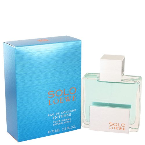 Loewe Solo Intense Cologne for Men - 2.5 oz Eau De Cologne Spray | Premium Long-Lasting Fragrance | Perfect for Date Night, Office & Special Occasions
