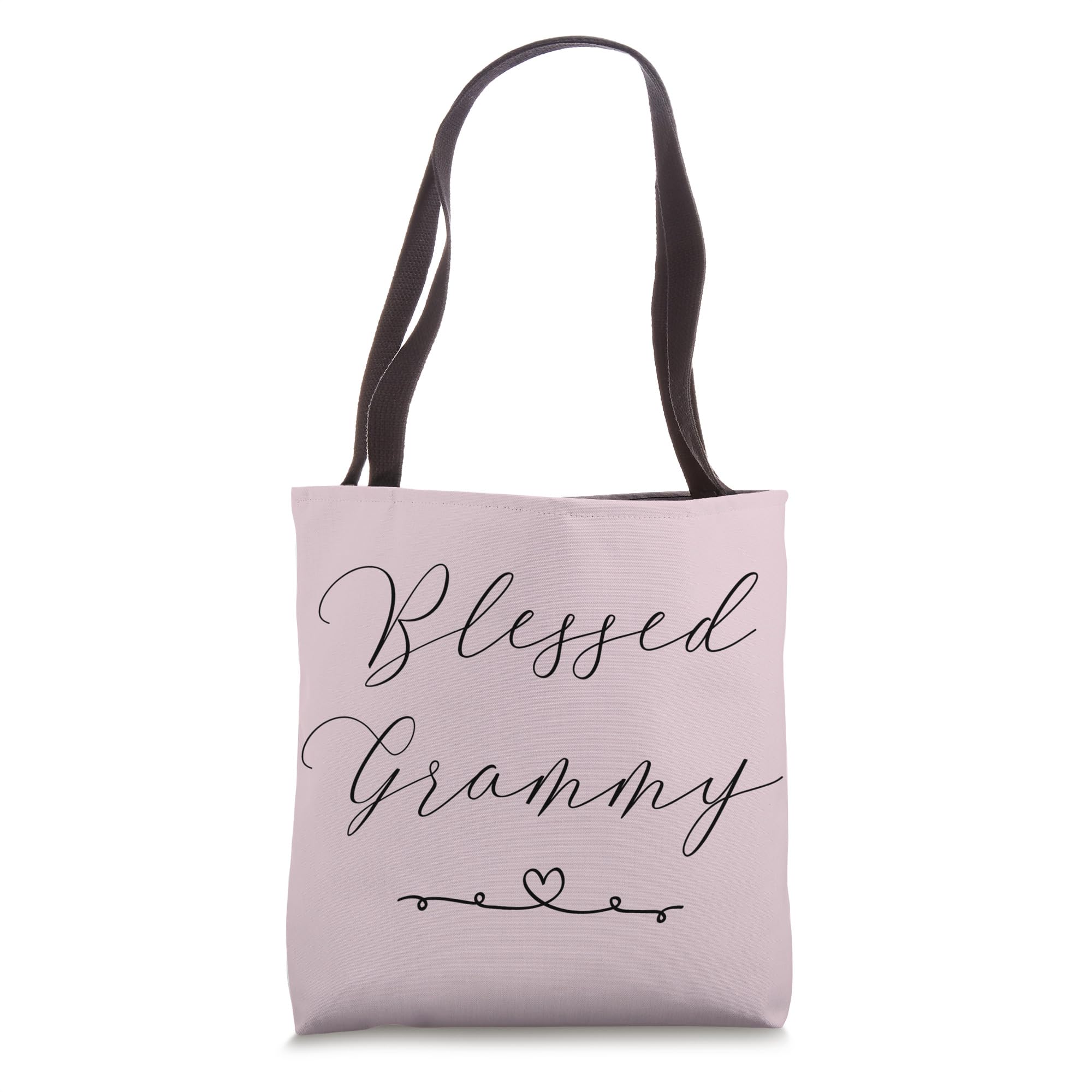 Blessed Grammy Tote Bag - Large Canvas Grocery Shopping Bag with Inspirational Quote - Perfect for Mother's Day, Church, Bible Study & Everyday Use