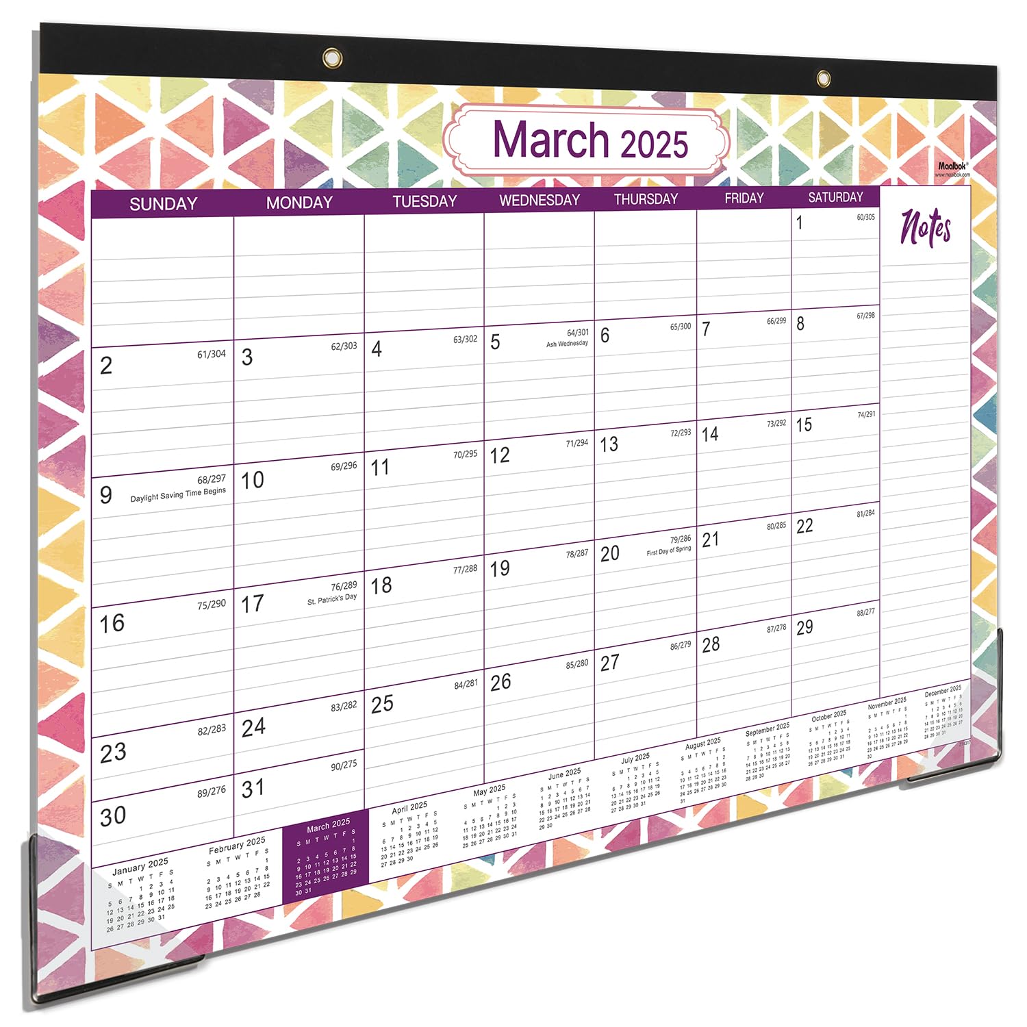2025-2026 Large Desk Calendar Planner (17