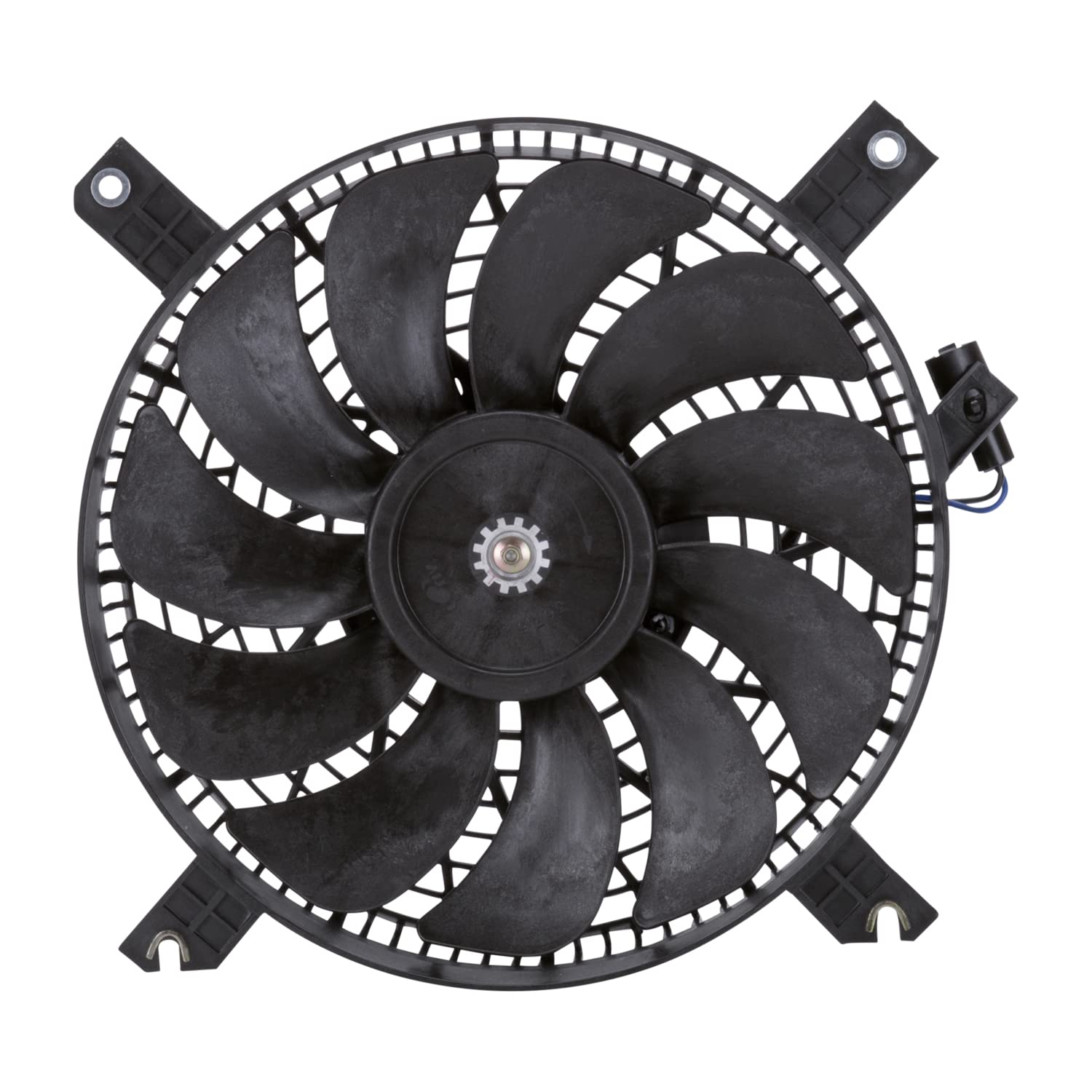 TYC A/C Condenser Fan Assembly 610660 - Replacement Cooling Fan for Car AC System - Perfect for Summer Driving & Vehicle Maintenance