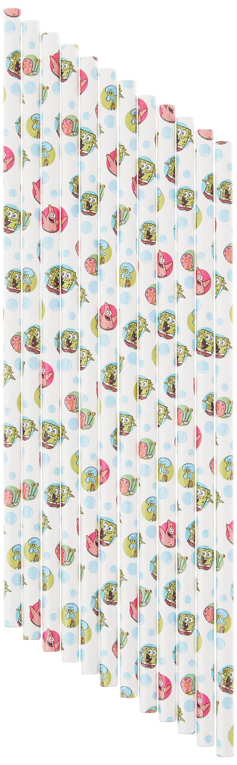 SpongeBob SquarePants Paper Plates for Kids - 20 Count, 8.5 Inch Disposable Party Plates - Heavy Duty Bubbles Design - Perfect for Birthday Parties, Picnics & Family Gatherings