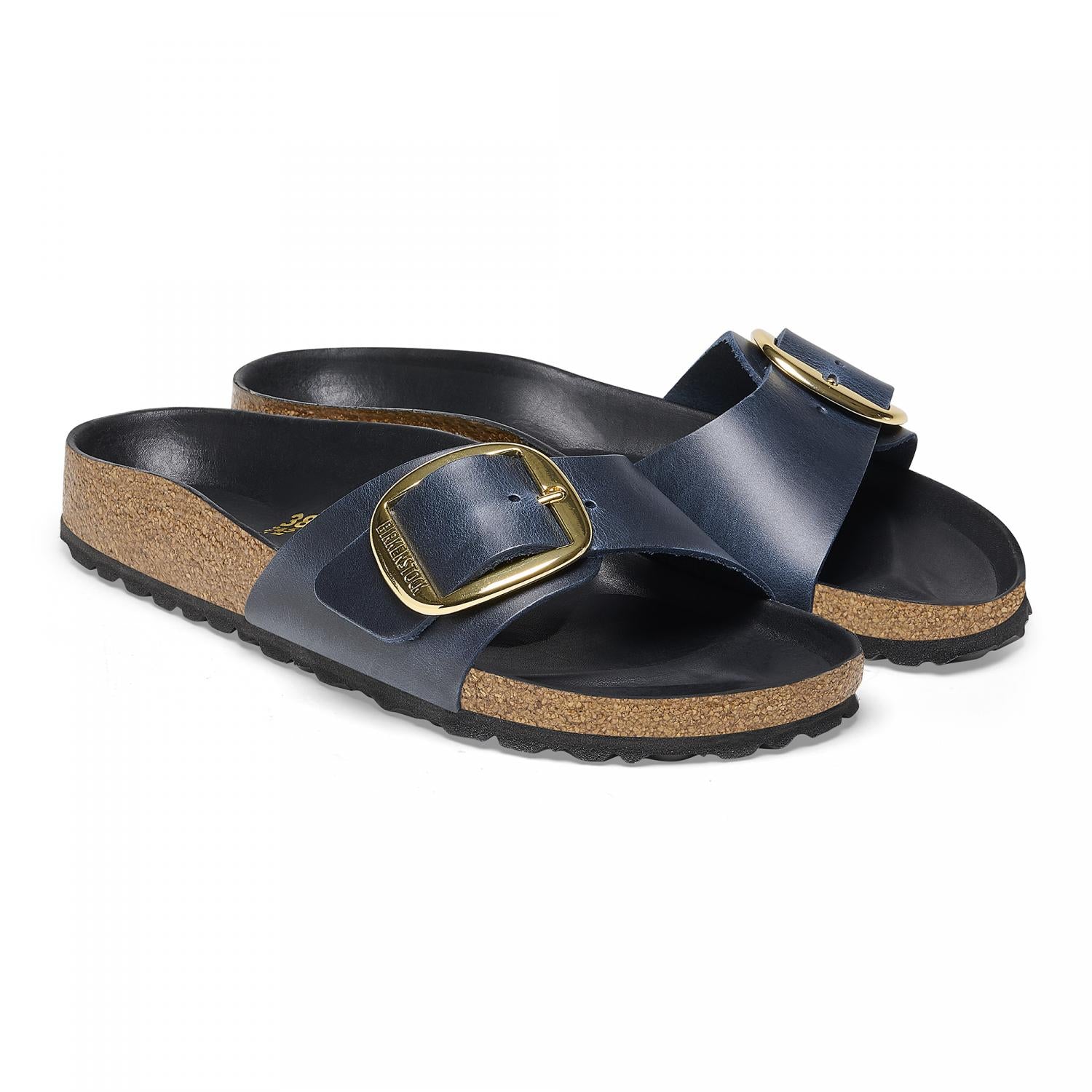 Madrid Big Buckle Sandals for Women - Comfortable Summer Slide Sandals with Adjustable Buckle | Perfect for Beach, Vacation & Casual Outfits