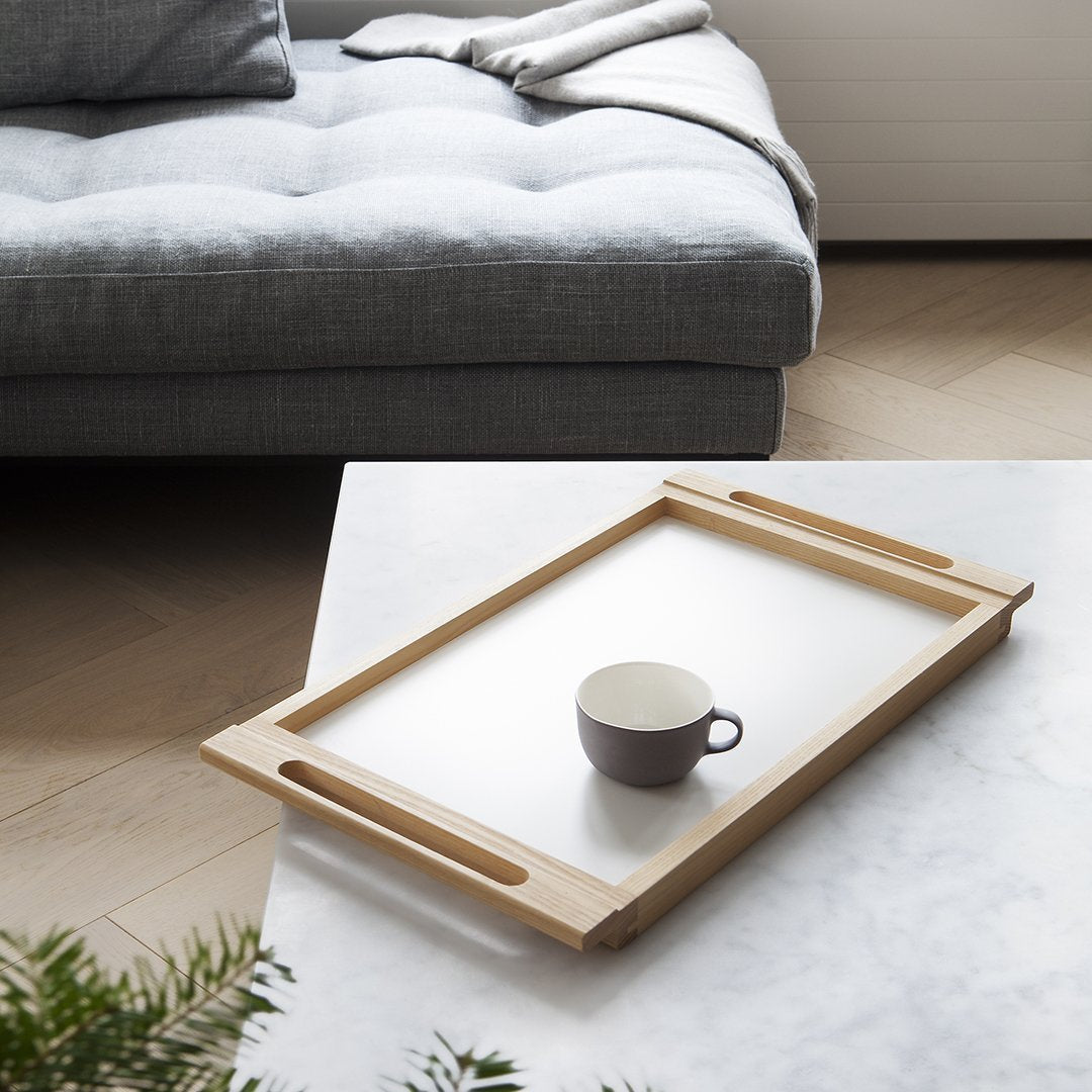 Alvar Aalto Arte Alva Tray by Nikari - Scandinavian Modern Wooden Serving Tray for Dining, Coffee Table & Home Decor
