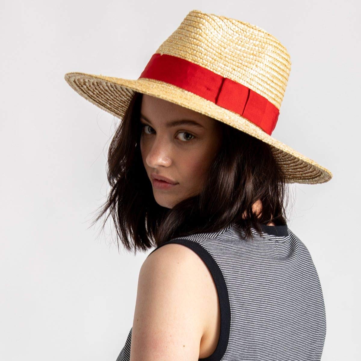 Brixton Joanna Women's Straw Sun Hat - Wide Brim Summer Beach Hat for Outdoor, Travel & Vacation