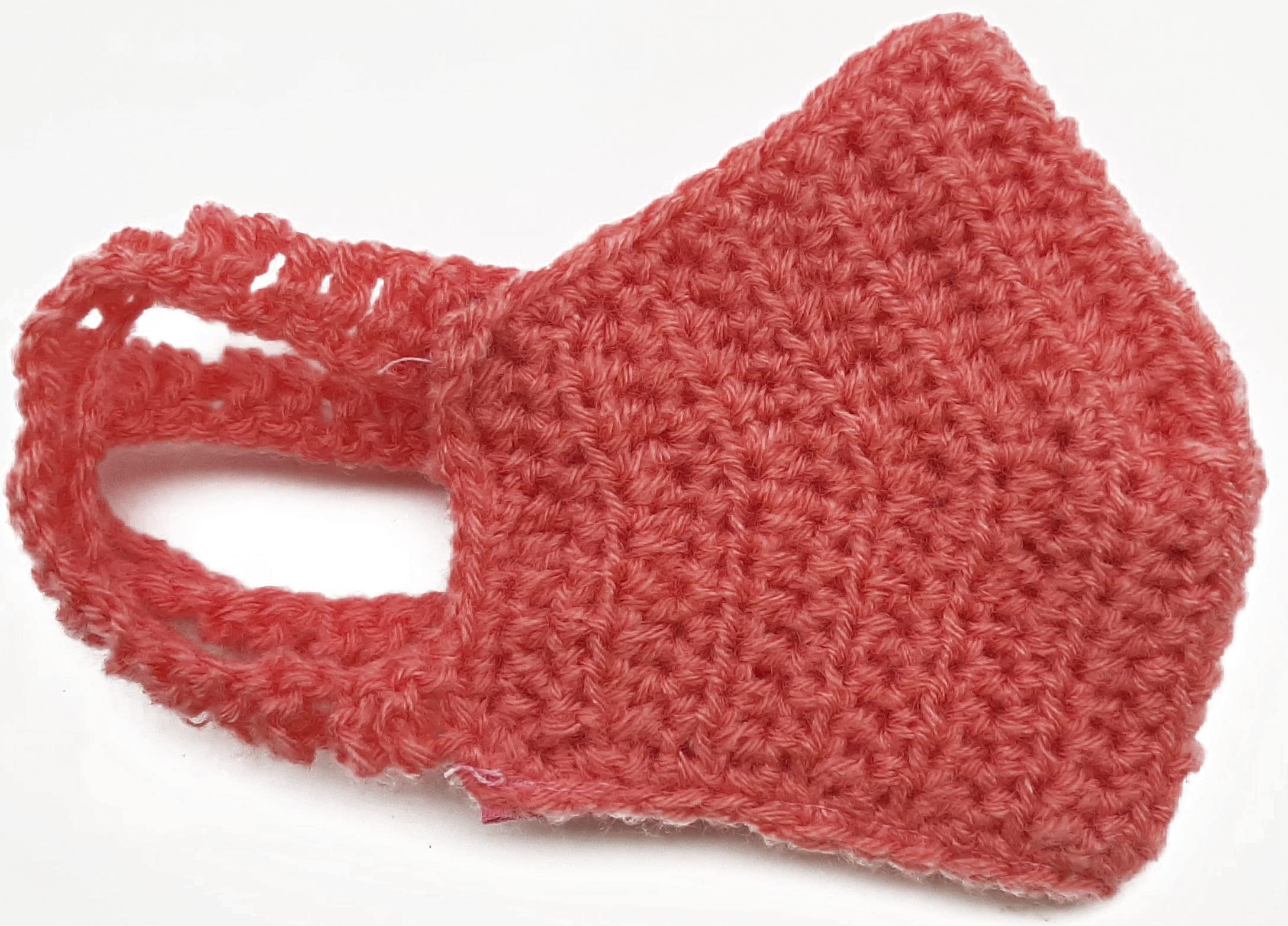 My Little Princess Handmade Wool Crochet Face Mask for Kids - Soft, Breathable & Adjustable (Multiple Colors) - Perfect for School, Playdates & Outdoor Activities (MLP-CR-Kids Mask009)