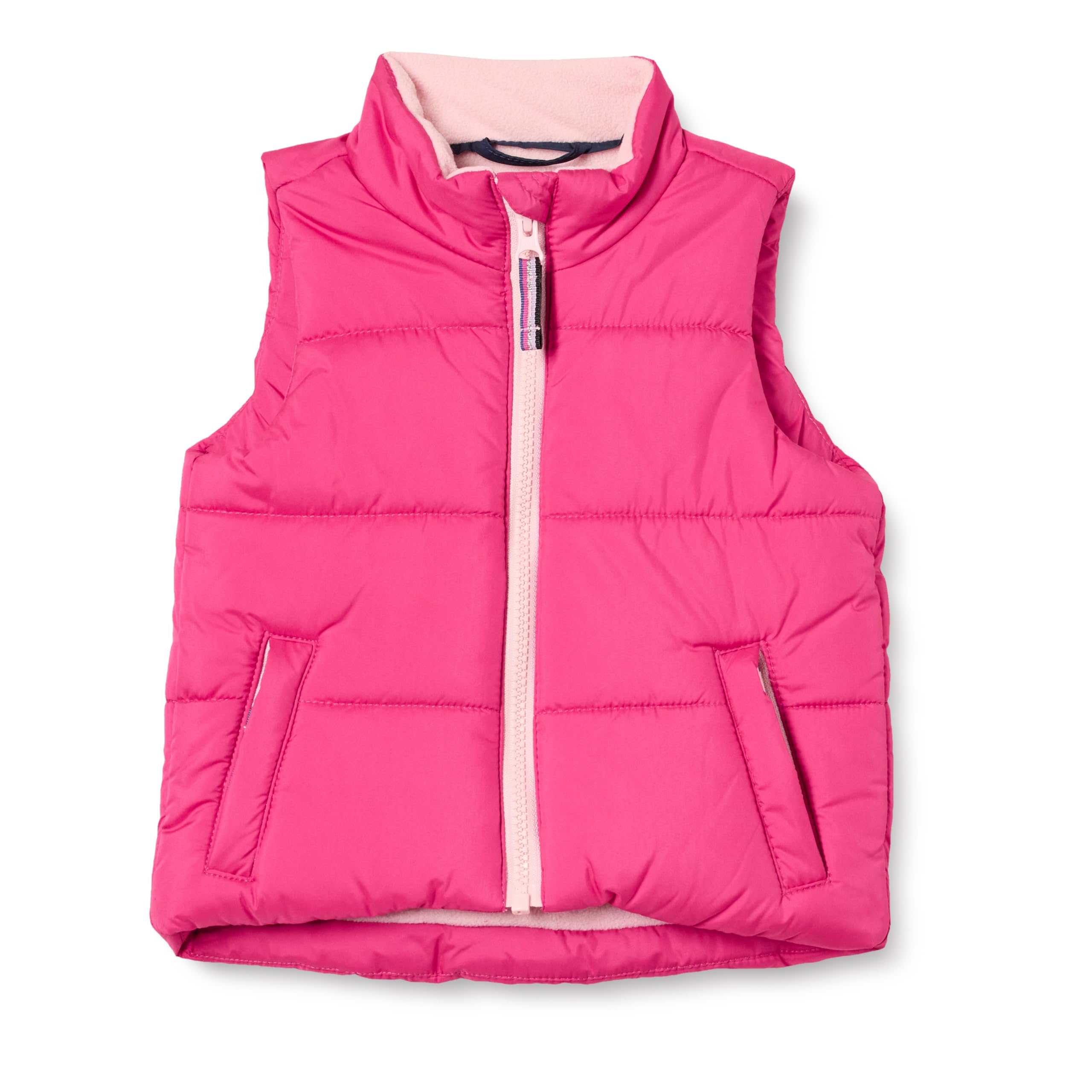 Amazon Essentials Girls & Toddlers' Heavyweight Puffer Vest - Warm Winter Outerwear for Kids - Perfect for School, Play & Outdoor Activities