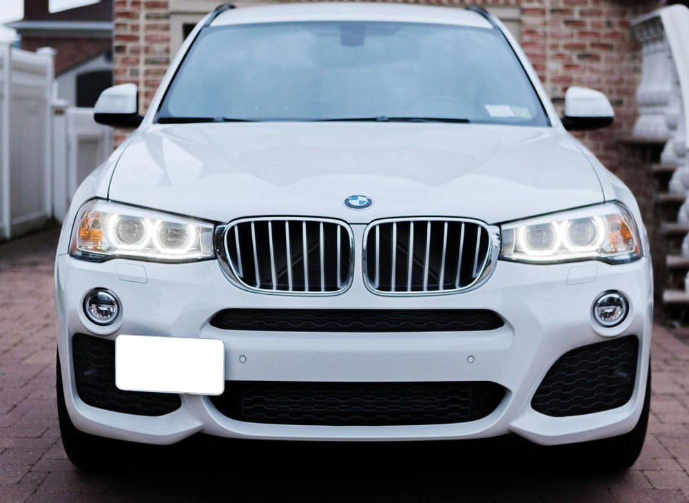 BMW X1 X3 X4 X5 X6 Front Bumper Tow Hook License Plate Bracket Mount Holder - Durable & Easy Installation for Off-Road & Street Legal Compliance