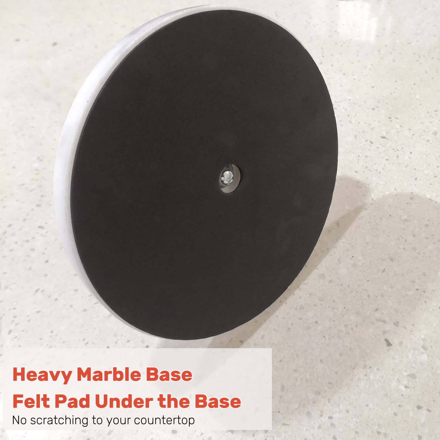 Heavy Duty Weighted Paper Towel Holder - One-Handed Kitchen Paper Towel Dispenser with Sturdy Base for Standard & Mega Rolls (Brushed Gold) | Perfect for Kitchens, Bathrooms & Office Spaces