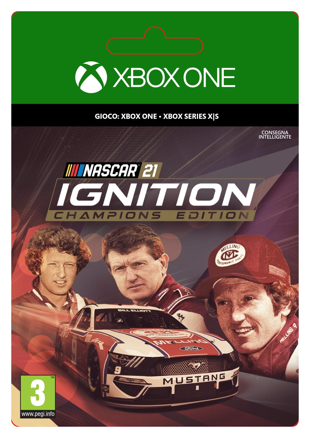 NASCAR 21: Ignition - Champions Edition | Xbox One/Series X|S Digital Download Code - Official Racing Game for Xbox Consoles - Perfect for Racing Enthusiasts and NASCAR Fans
