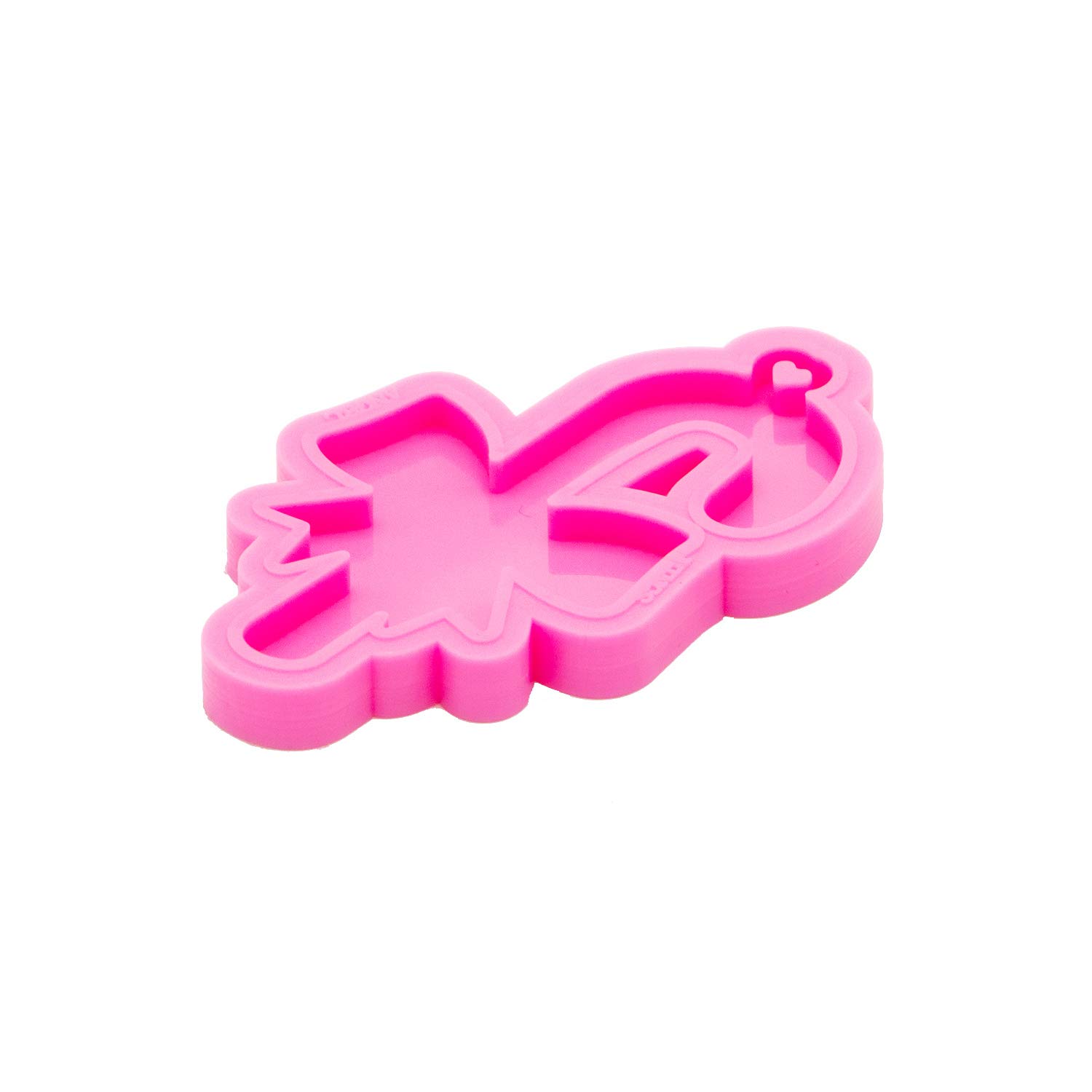 Angel Wings Christmas Crutches & Bow Keychain Molds - DIY Epoxy Resin Silicone Molds for Polymer Clay, Resin Crafts, Candy, Chocolate, Fondant & Cookies - Perfect for Holiday Gifts & DIY Jewelry Making