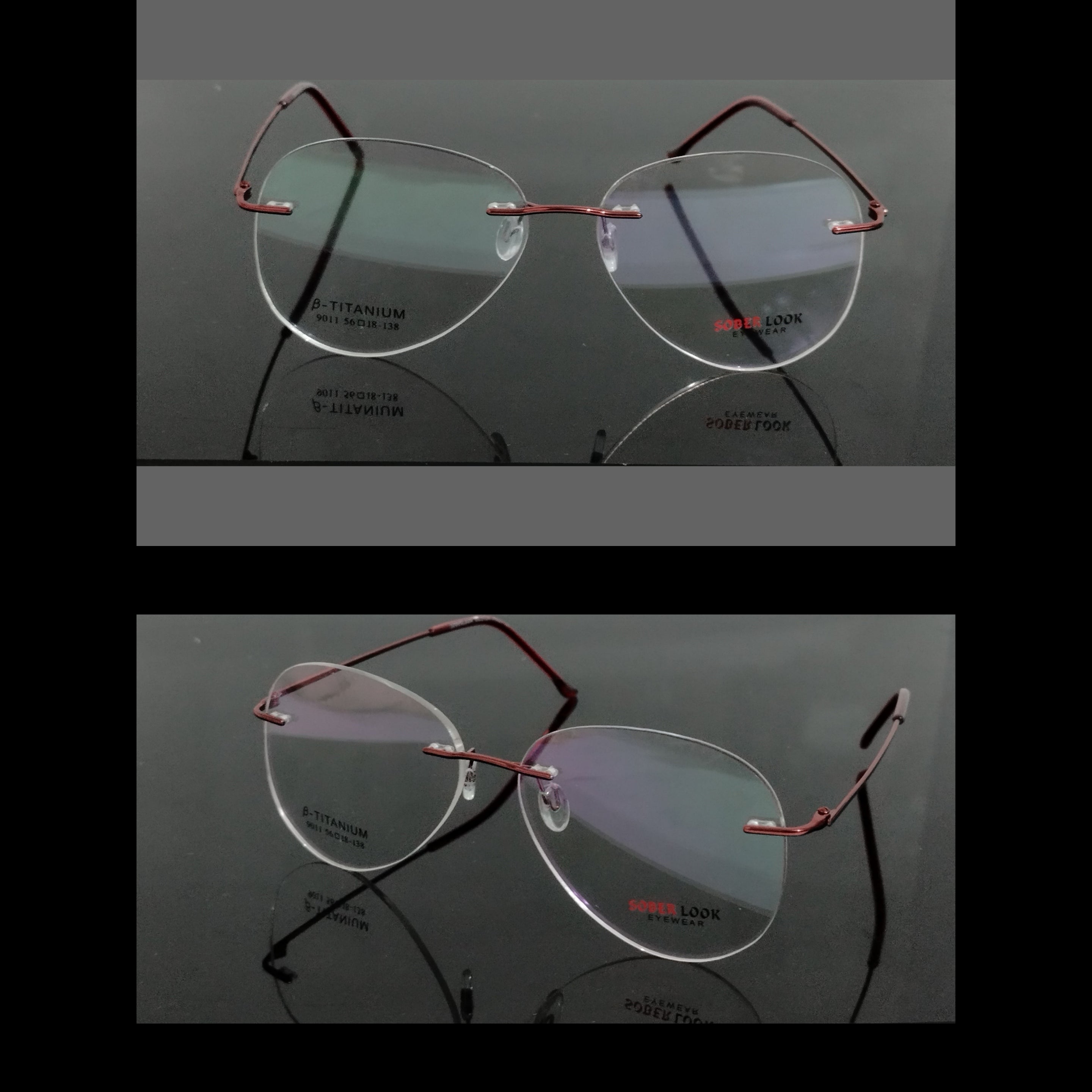 Stylish Rimless Aviator Glasses - Ultra Lightweight Frameless Eyewear for Men & Women | Perfect for Driving, Reading & Fashion Accessories
