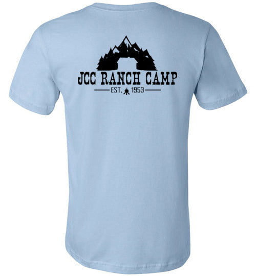 JCC Ranch Short Sleeve T-Shirt for Men & Women - 2022 Double Sided Printed Cotton Tee - Casual Summer Wear, Outdoor Activities & Ranch Work