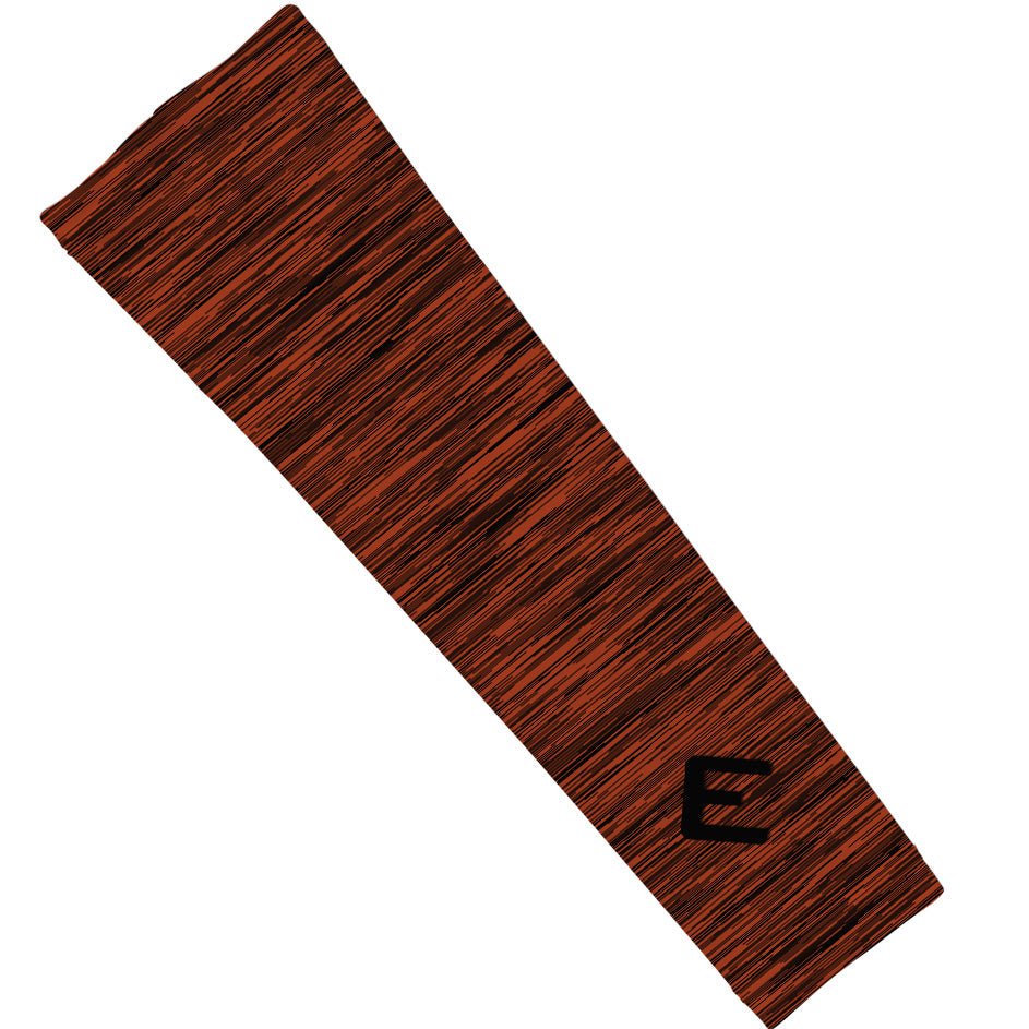 Orange Static Arm Sleeve - Compression Sleeves for Sports & Workout - Perfect for Basketball, Running, Gym & Outdoor Activities