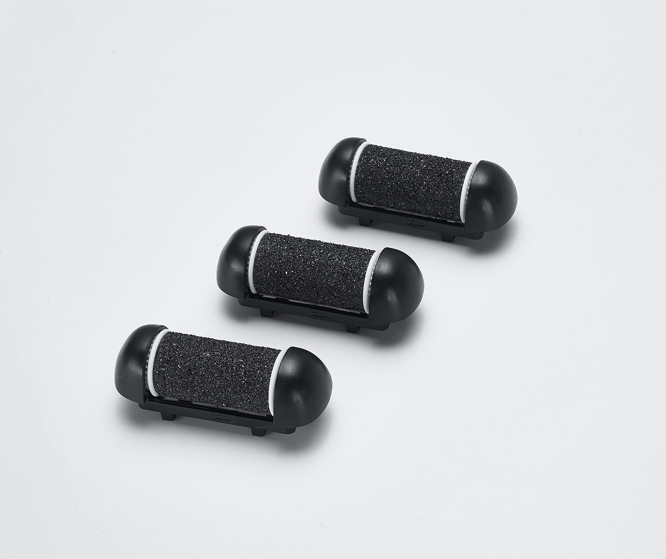 3 Pack Coarse Replacement Roller Heads for IW-9043 & IW-9046 Electric Callus Remover - Pedicure Tools for Cracked Heels, Dead Skin Removal - Foot File & Callus Shaver Accessories - Perfect for At-Home Pedicures & Foot Care