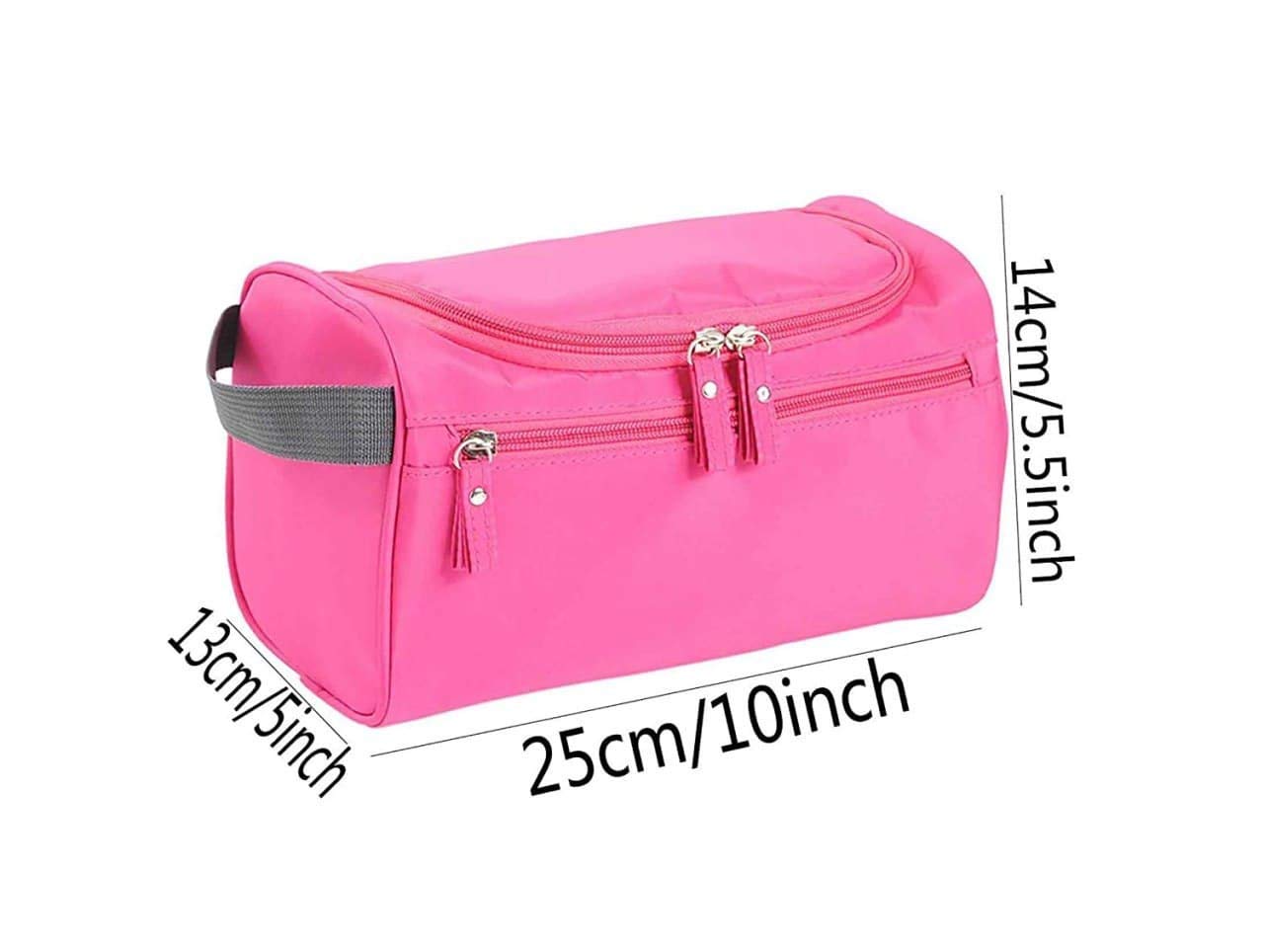 Flipco Hanging Cosmetic Bag Organizer with Hook - Travel Toiletry Kit for Men & Women - Perfect for Bathroom, Gym, and Travel Accessories Storage