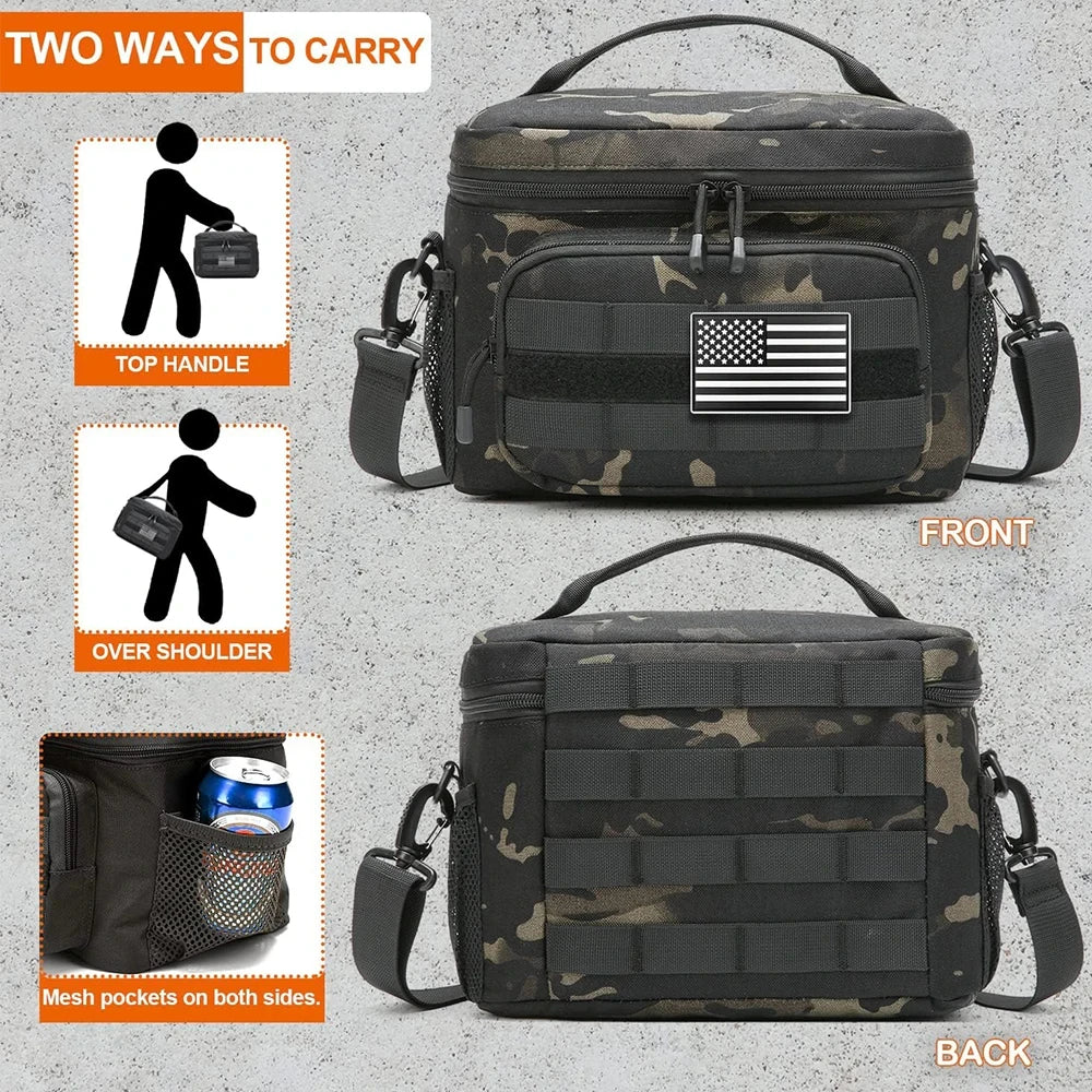 **Men's Large Capacity Gym Bag - Durable Crossbody Workout & Travel Backpack for Fitness, Sports & Outdoor Activities**