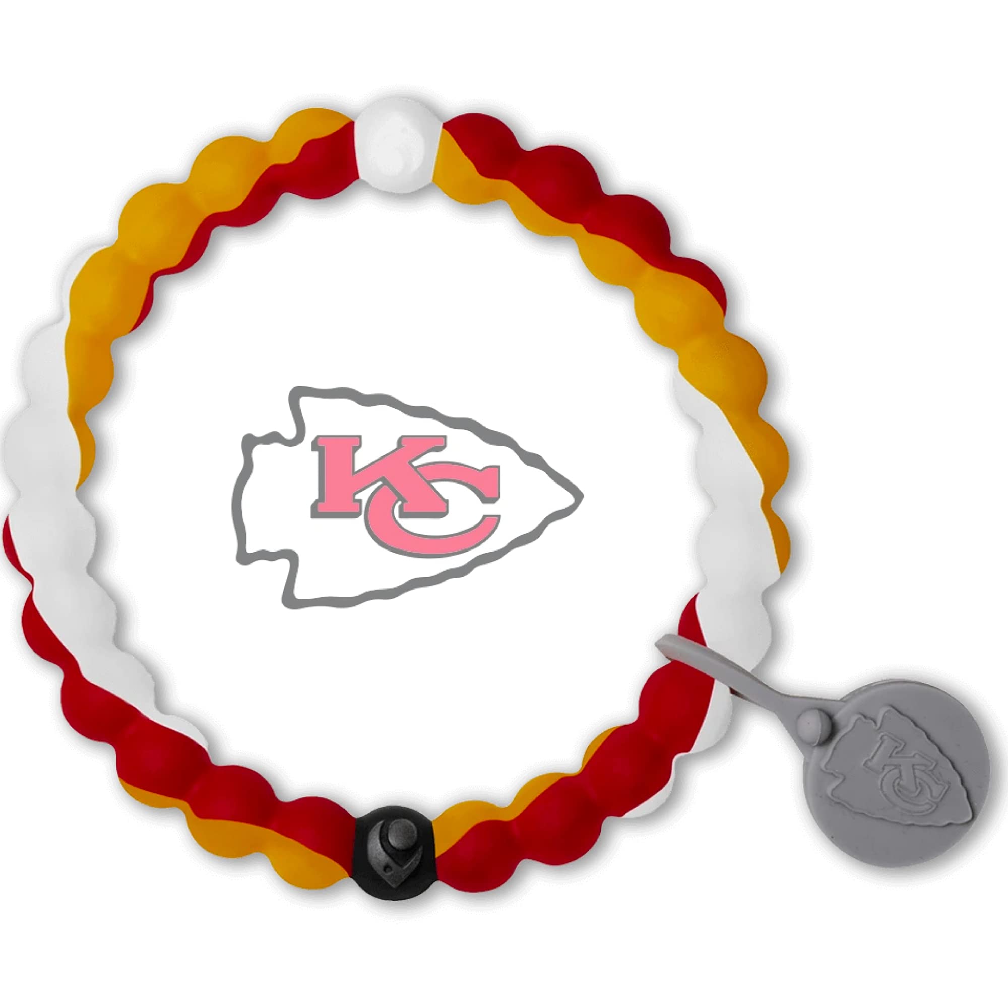 Lokai NFL Football Collection Beaded Bracelets for Men & Women - Adjustable Silicone Sports Bracelet for Comfortable Wear - Perfect for Game Day, Workout & Everyday Fashion Accessory