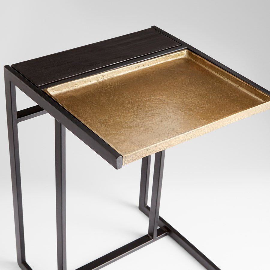 Cyan Design 10740 Tintas Table - Elegant Bronze and Brass Side Table for Living Room, Bedroom, or Office Decor | Modern End Table with Vintage Charm