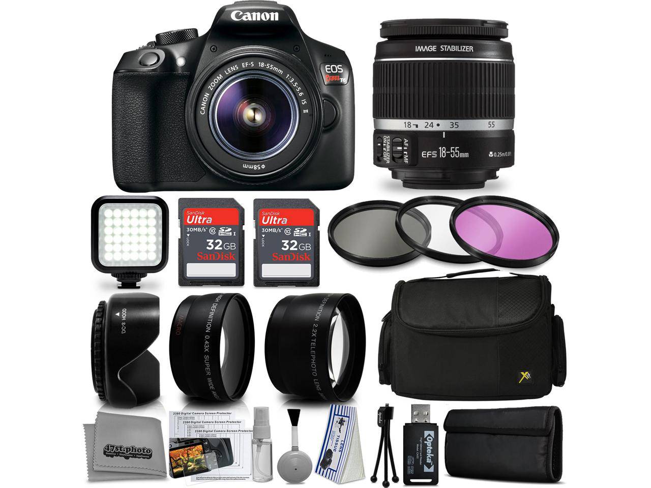 Canon EOS Rebel T6/2000D DSLR Camera with 18-55mm Lens Kit - Perfect for Beginners, Travel Photography & Vlogging