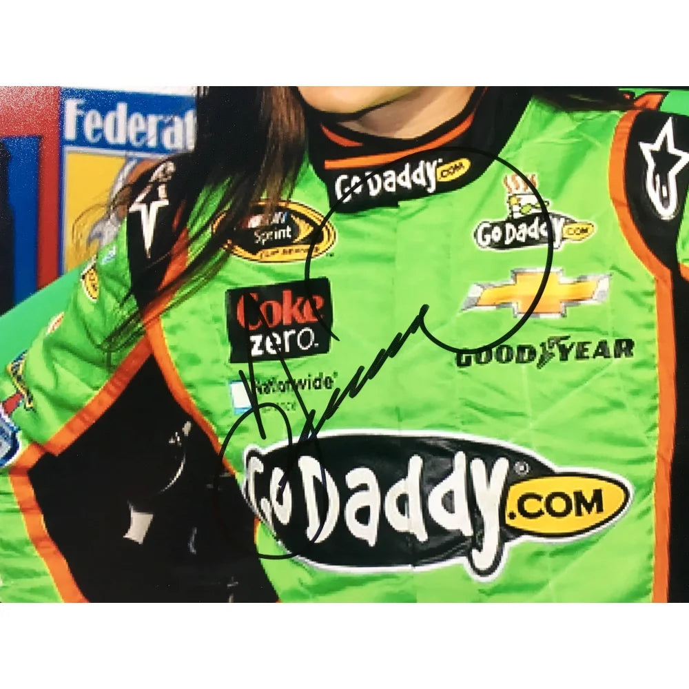 Danica Patrick Autographed 8x10 Photo with COA & PSA/DNA Certification - NASCAR & IndyCar Racing Memorabilia - Perfect for Collectors, Fans, and Sports Enthusiasts