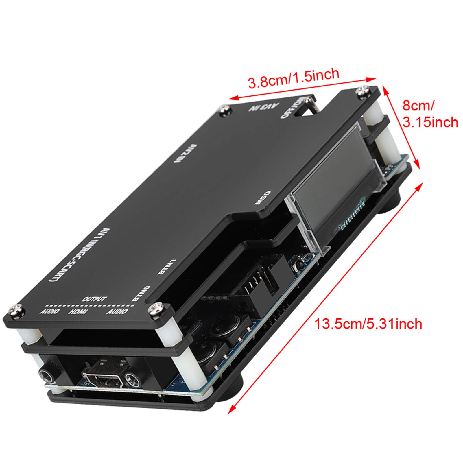 OSSC Open Source Scan Converter - SCART & VGA to HDMI Video Converter for Retro Gaming | Compatible with SFC, MD, PS, SS, PS2, Xbox & Wii | Perfect for Classic Console Setup & Streaming