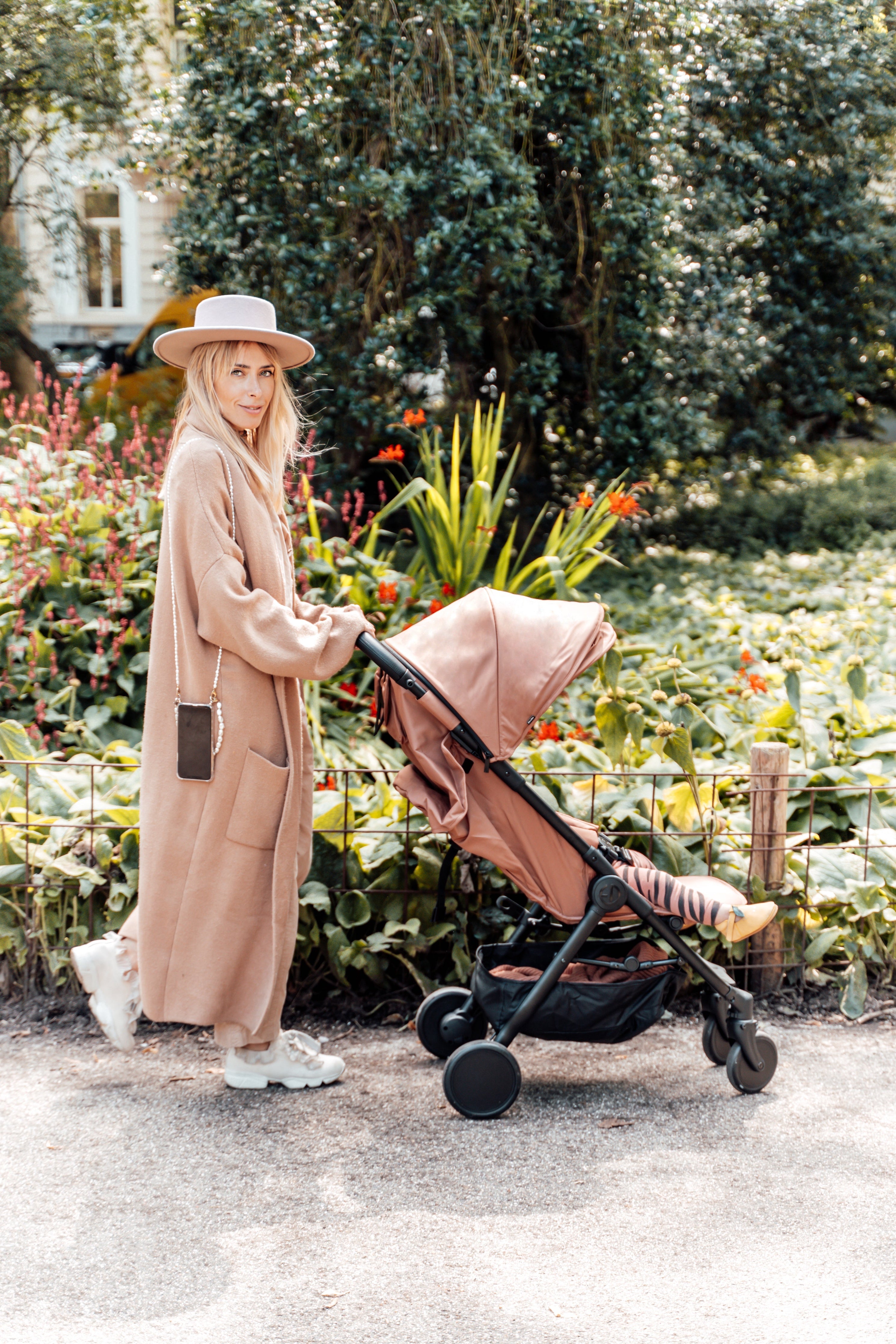 Premium Mondo Stroller in Burned Clay - Lightweight, Durable Baby Stroller for Travel & Everyday Use - Perfect for Shopping, Walks & Outdoor Adventures