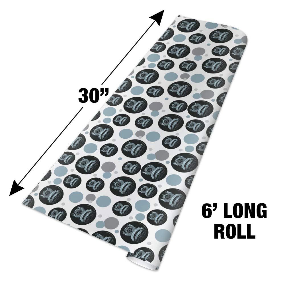 Supernatural TV Show Themed Gift Wrap Paper Roll - Perfect for Saving People Hunting Things Fans, Party Decorations & Holiday Wrapping