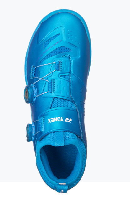Yonex Power Cushion INFINITY 2 Badminton Shoes for Men & Women - Lightweight Cushioned Court Shoes with Non-Slip Sole - Metallic Blue | Perfect for Indoor Sports, Badminton, Squash & Volleyball