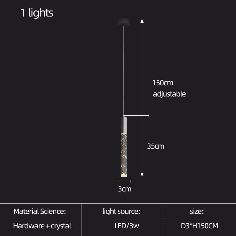 Elegant Crystal Chandelier for Staircase - Modern LED Ceiling Light Fixture for Home Decor, Perfect for Foyer, Living Room and Dining Room Lighting
