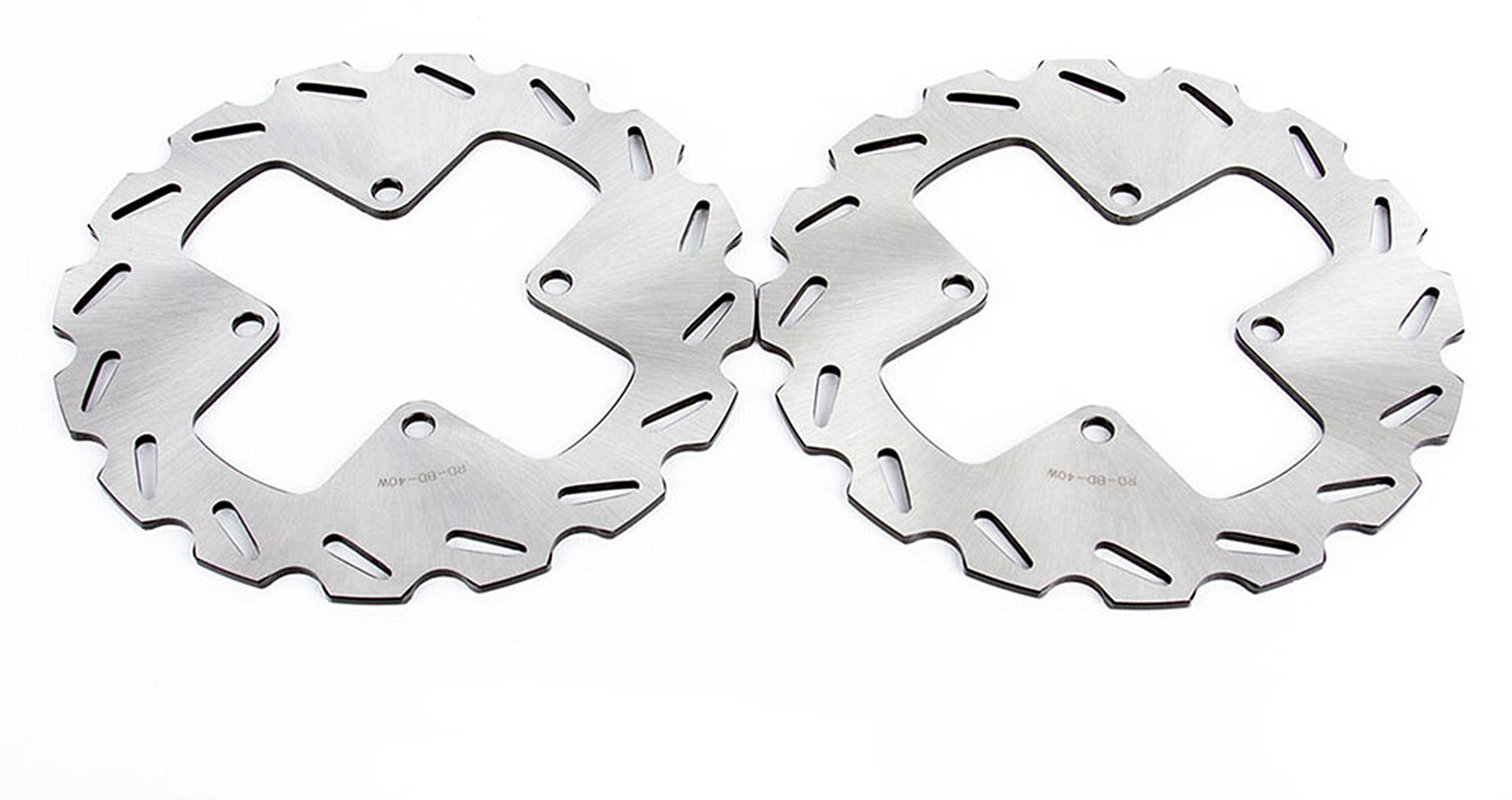 2006 Bombardier Outlander Max 500 Front RipTide Brake Rotors & Pads Set - High Performance ATV Braking System for Off-Road & Trail Riding