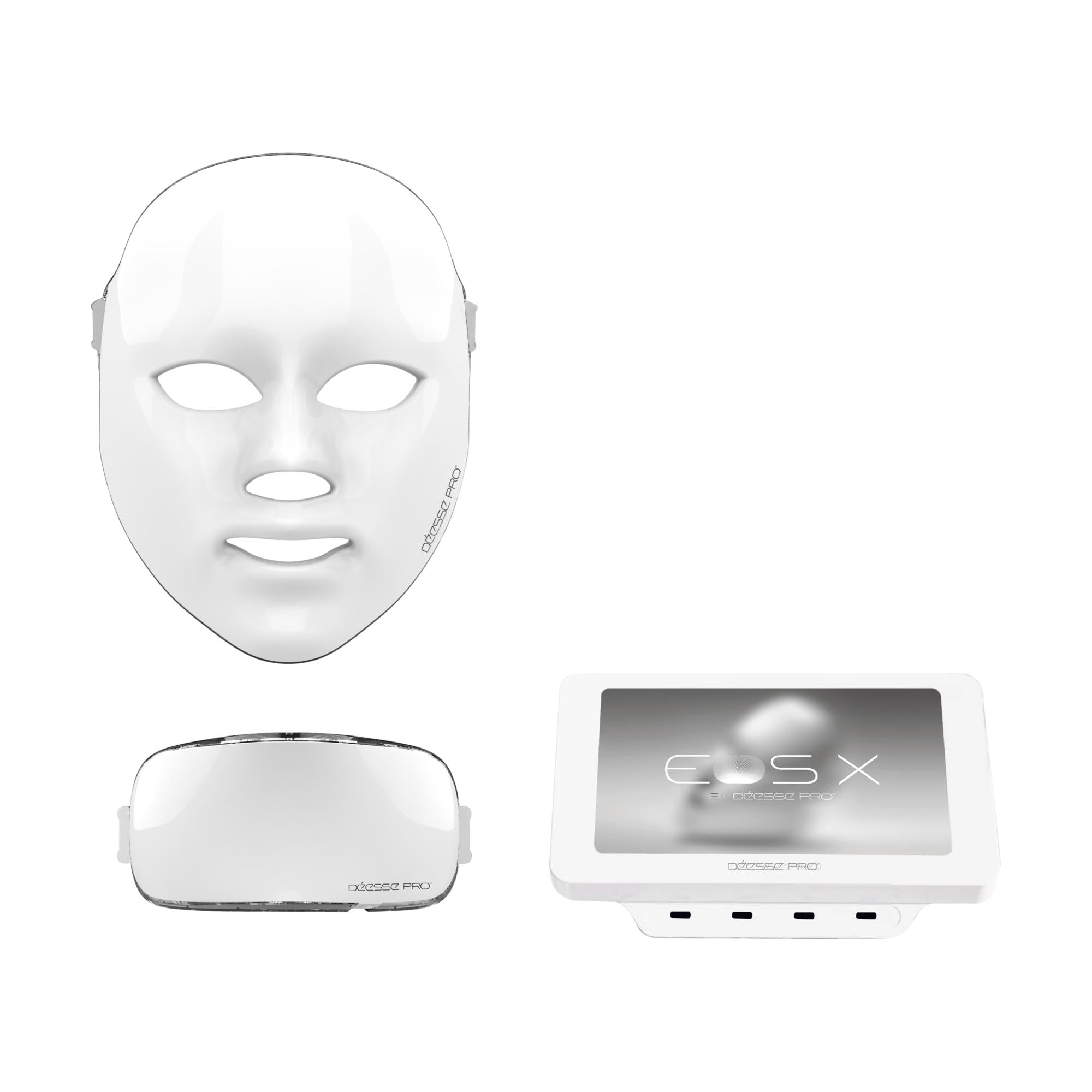 Déesse Pro EOS X LED Phototherapy Mask for Skin Rejuvenation - Anti-Aging & Acne Treatment Facial Device for Home Spa & Professional Use