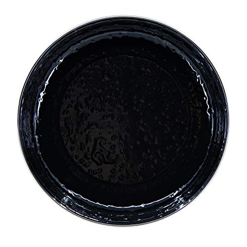 Premium Solid Black Pasta Plates - Set of 4 (10-Inch) for Italian Dining & Elegant Dinner Parties - Perfect for Restaurants, Home Entertaining & Gift Giving