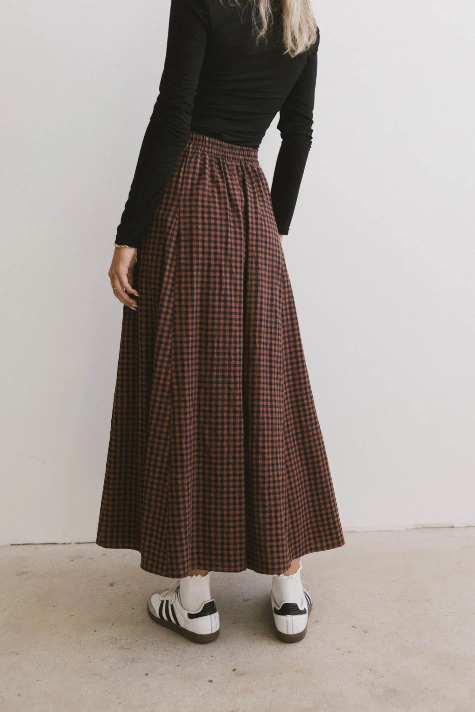 Elegant Fawn Maxi Skirt for Women - Flowy Long Boho Skirt with Pockets - Perfect for Beach, Vacation & Summer Outfits