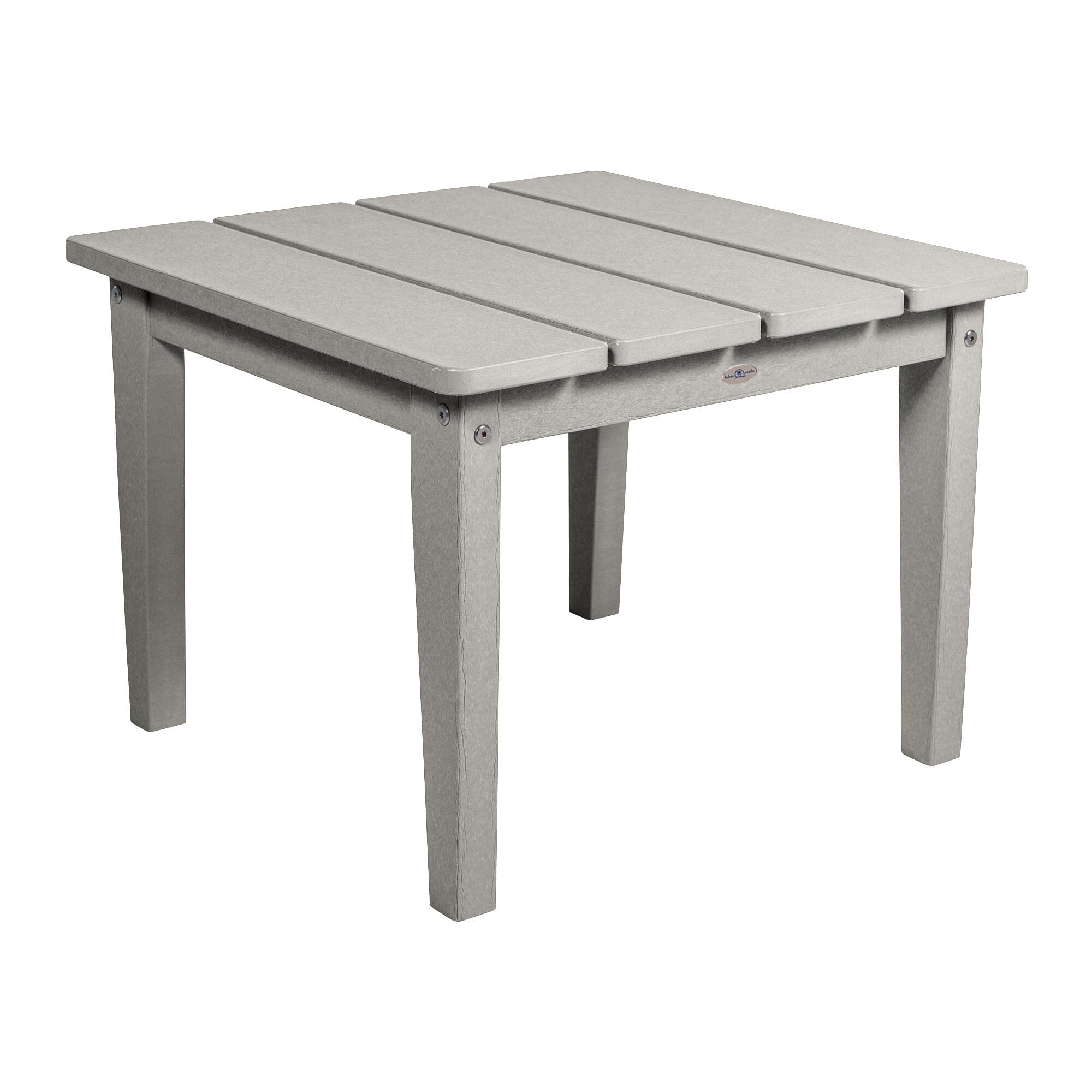 Large Cape Adirondack Side Table - Outdoor Patio Furniture, Weather-Resistant Wood Side Table for Garden, Deck, Poolside - Perfect for Drinks, Books & Decor
