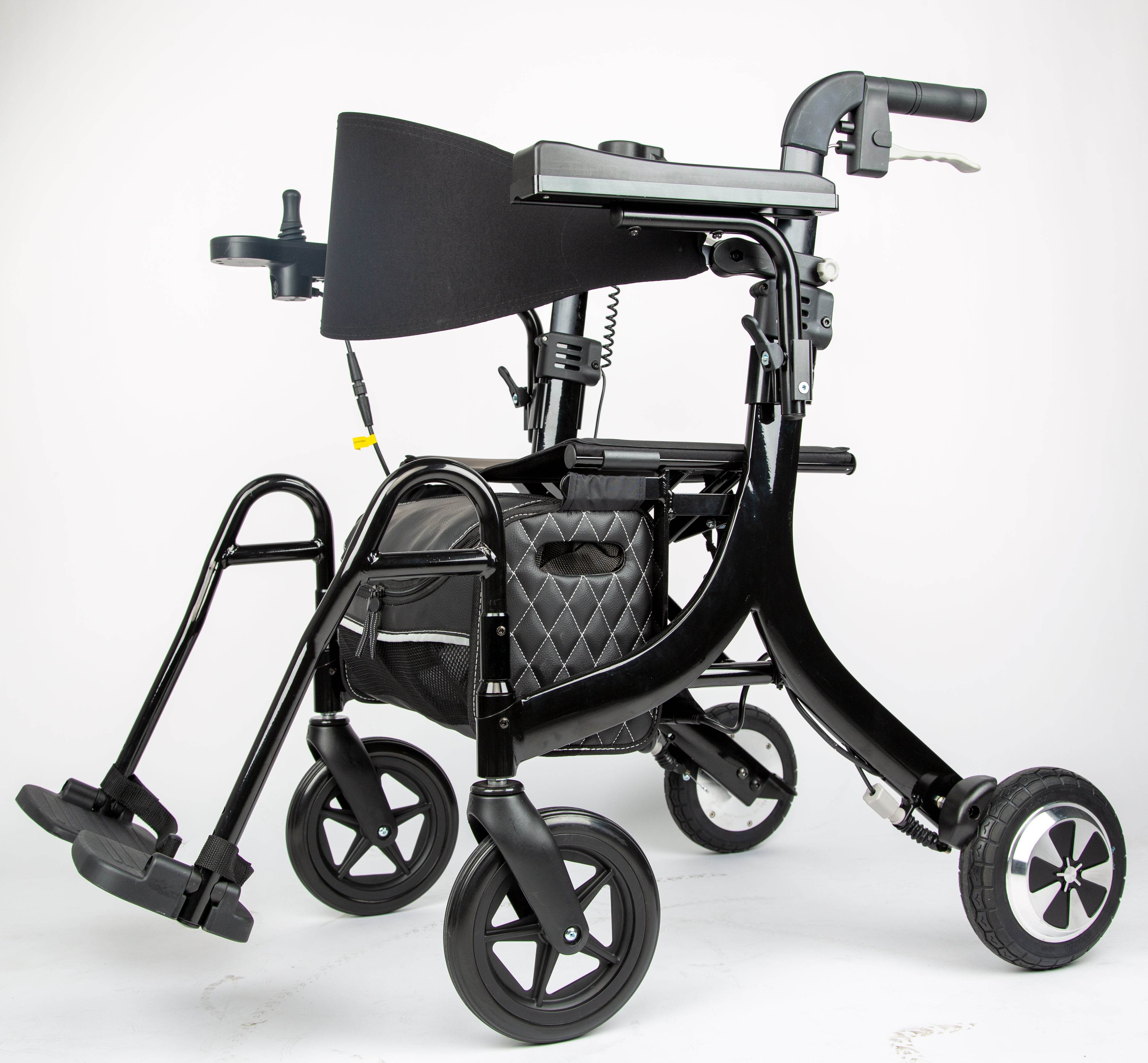 ALTAY 4-Wheel Rollator Walker for Seniors & Adults - Lightweight Folding Mobility Aid with Seat, Backrest & Basket - Ideal for Indoor & Outdoor Use, Shopping, Travel & Recovery