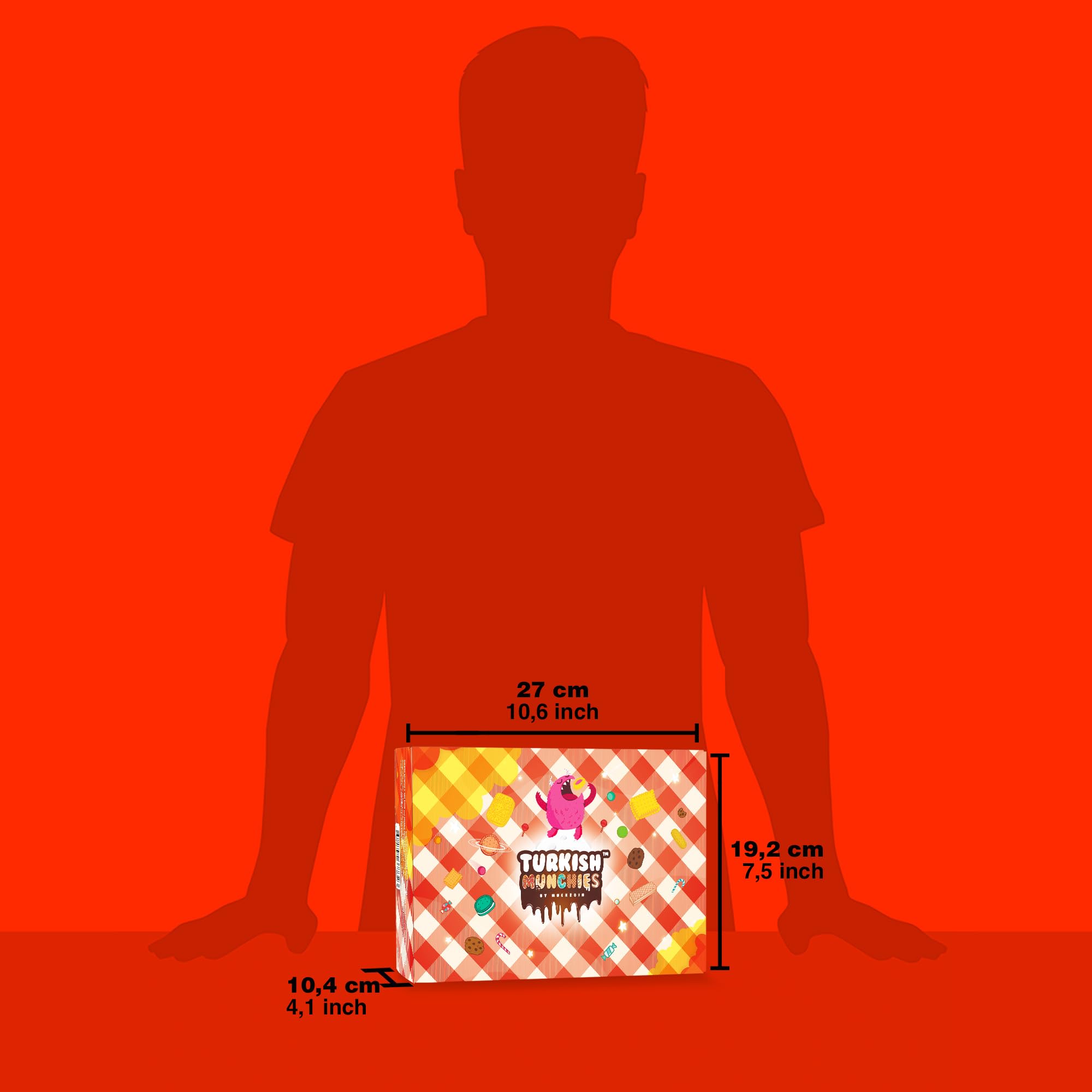 Premium International Snack Box - 32 Full-Size Exotic Snacks from Turkey & Worldwide | Unique Gourmet Candy Gift Set for Foodies | Perfect for Office Snacking, Birthday Gifts & Cultural Food Exploration