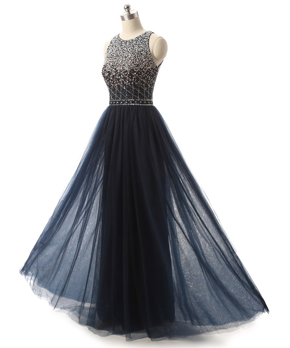 Elegant High Neck Long Prom Dresses for Women - Formal Evening Gowns & Cocktail Party Dresses | Perfect for Homecoming, Graduation, and Special Occasions