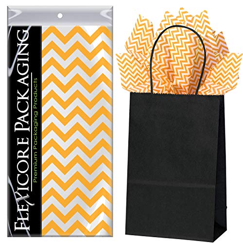 Tangerine Orange Chevron