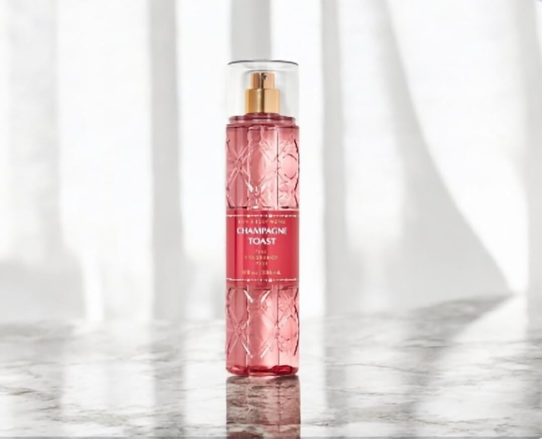 Champagne Toast Fragrance Mist by Bath & Body Works - 8 fl oz (236 ml) for Women, Long-Lasting Body Spray - Perfect for Parties, Date Nights & Special Occasions