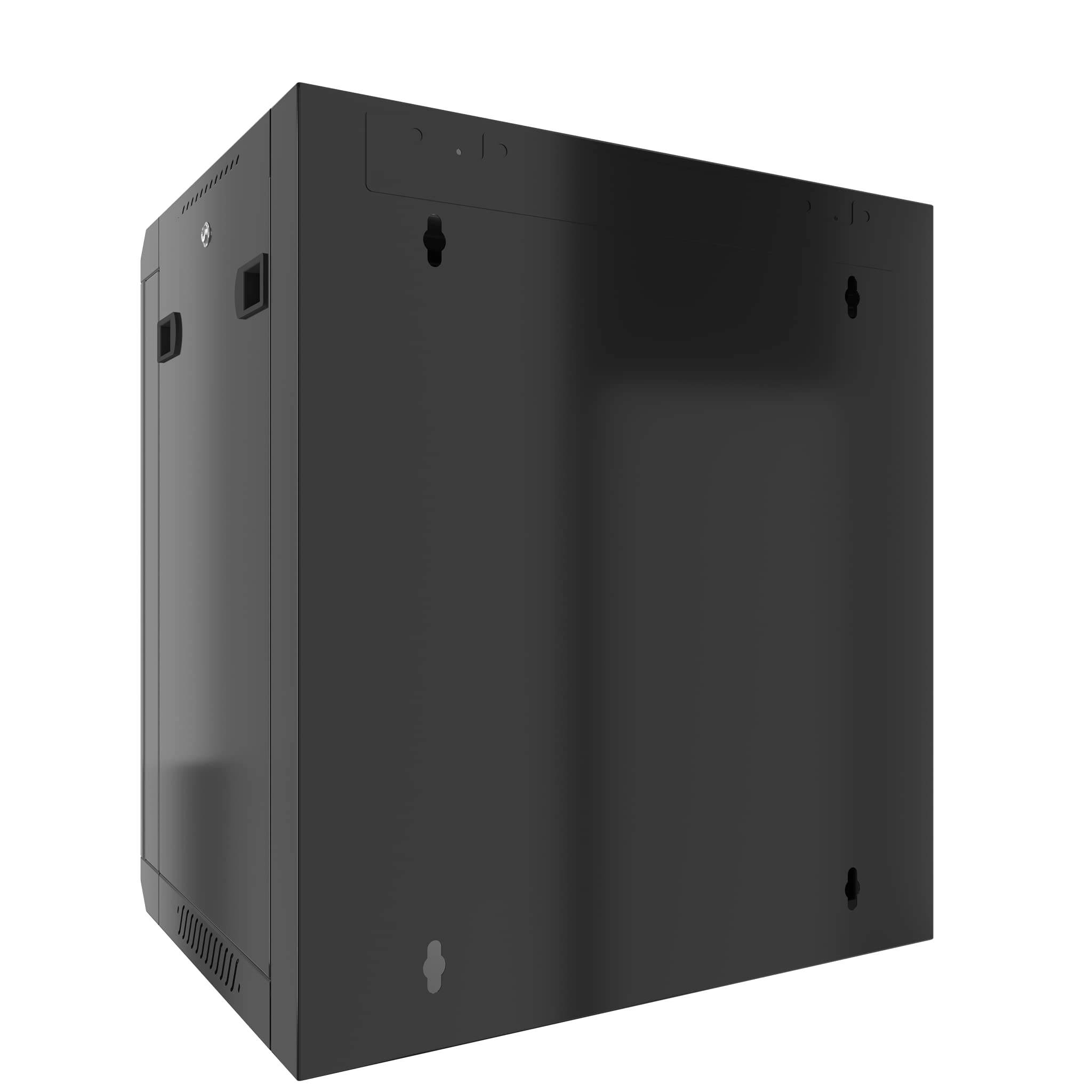 12U Wall Mount Server Rack Cabinet - Locking Network Enclosure for Electronics, AV Equipment & Data Security (18-Inch Depth) - Ideal for Home Office, Data Centers & IT Infrastructure