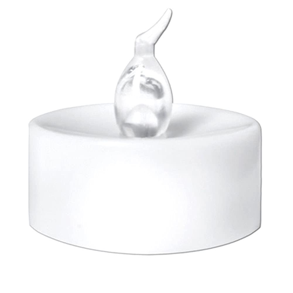 Flameless LED Tea Light Candles - Battery Operated Flickering Fake Candles with Realistic Flame Effect - Perfect for Weddings, Parties, Holidays, Home Decor & Romantic Ambiance