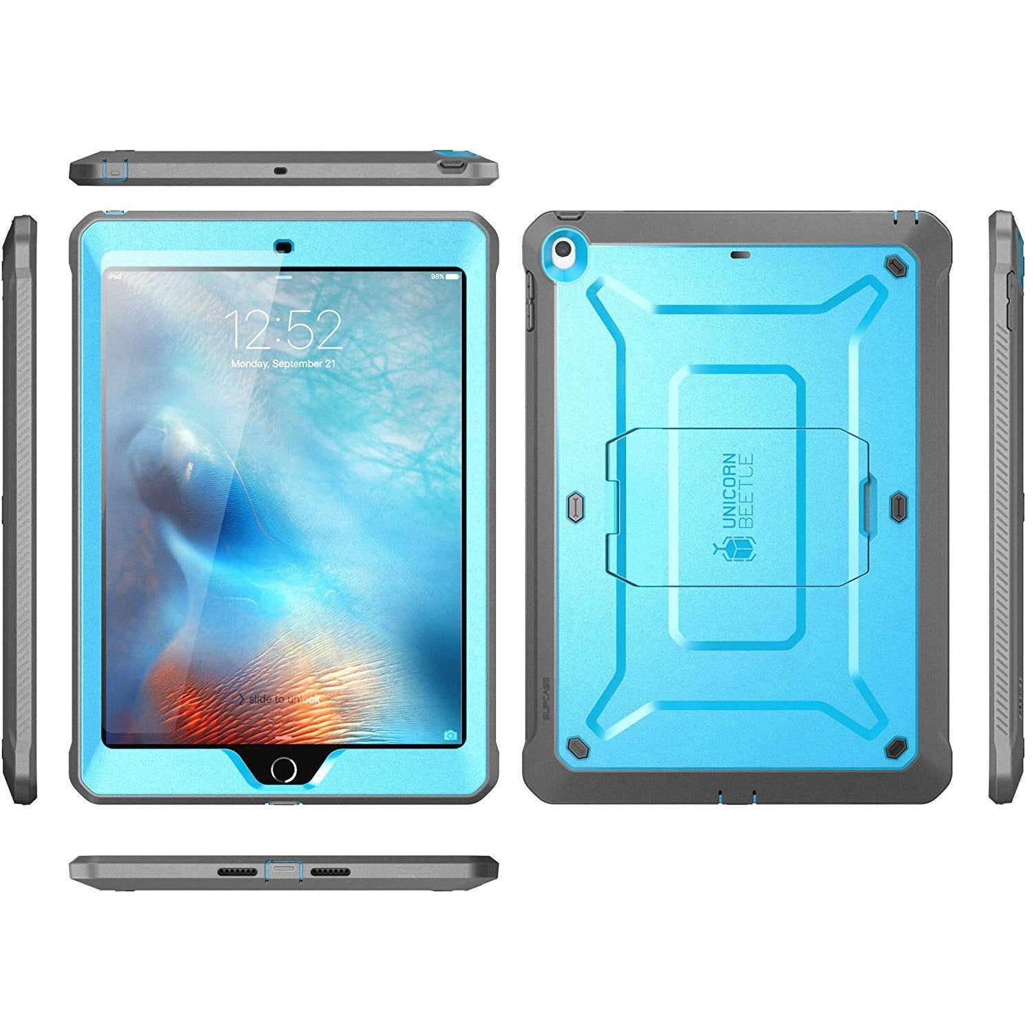 iPad 10.2 Inch Unicorn Beetle PRO Rugged Case - Shockproof & Drop Protection - Blue (Open Box) - Perfect for Outdoor Adventures, Construction Work & Daily Commuting