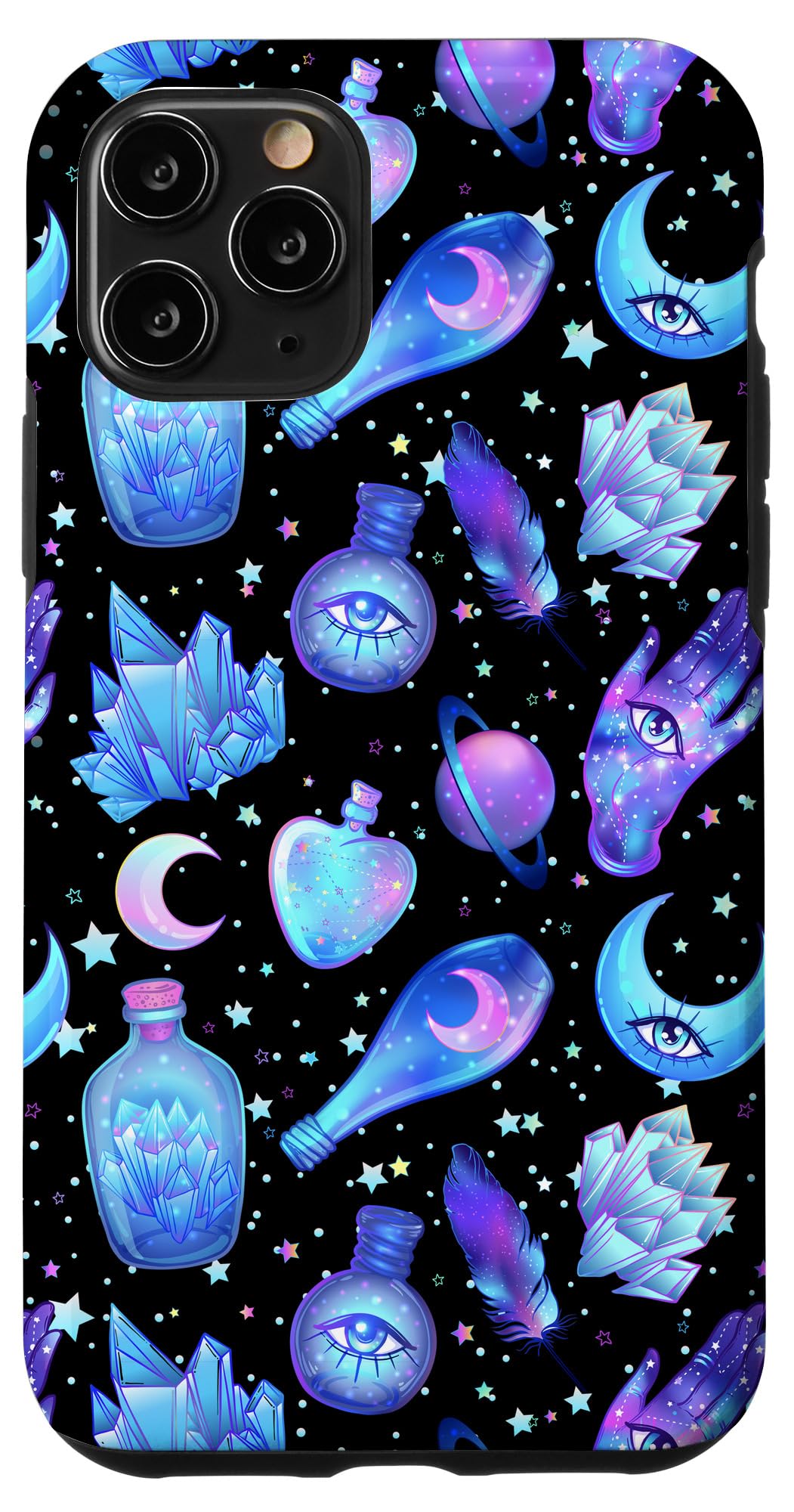 iPhone 11 Pro Case - Pastel Goth Kawaii Witch Design | Cute & Creepy Protective Phone Cover for Women & Teens | Perfect for Halloween, Cosplay & Aesthetic Lovers