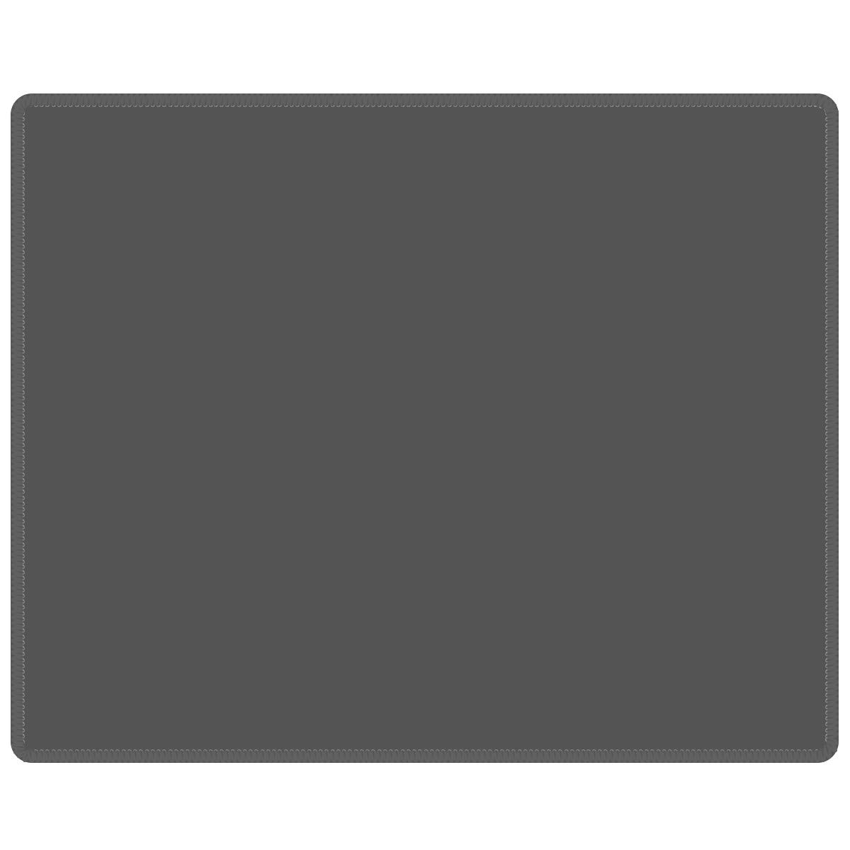 Qisan Non-Slip Rubber Base Gaming Mouse Pad - Foldable, Comfortable Mouse Mat for PC, Laptop, Keyboard - High Resolution Rectangle Computer Mouse Pad for Office, Gaming & Work (Dark Gray)