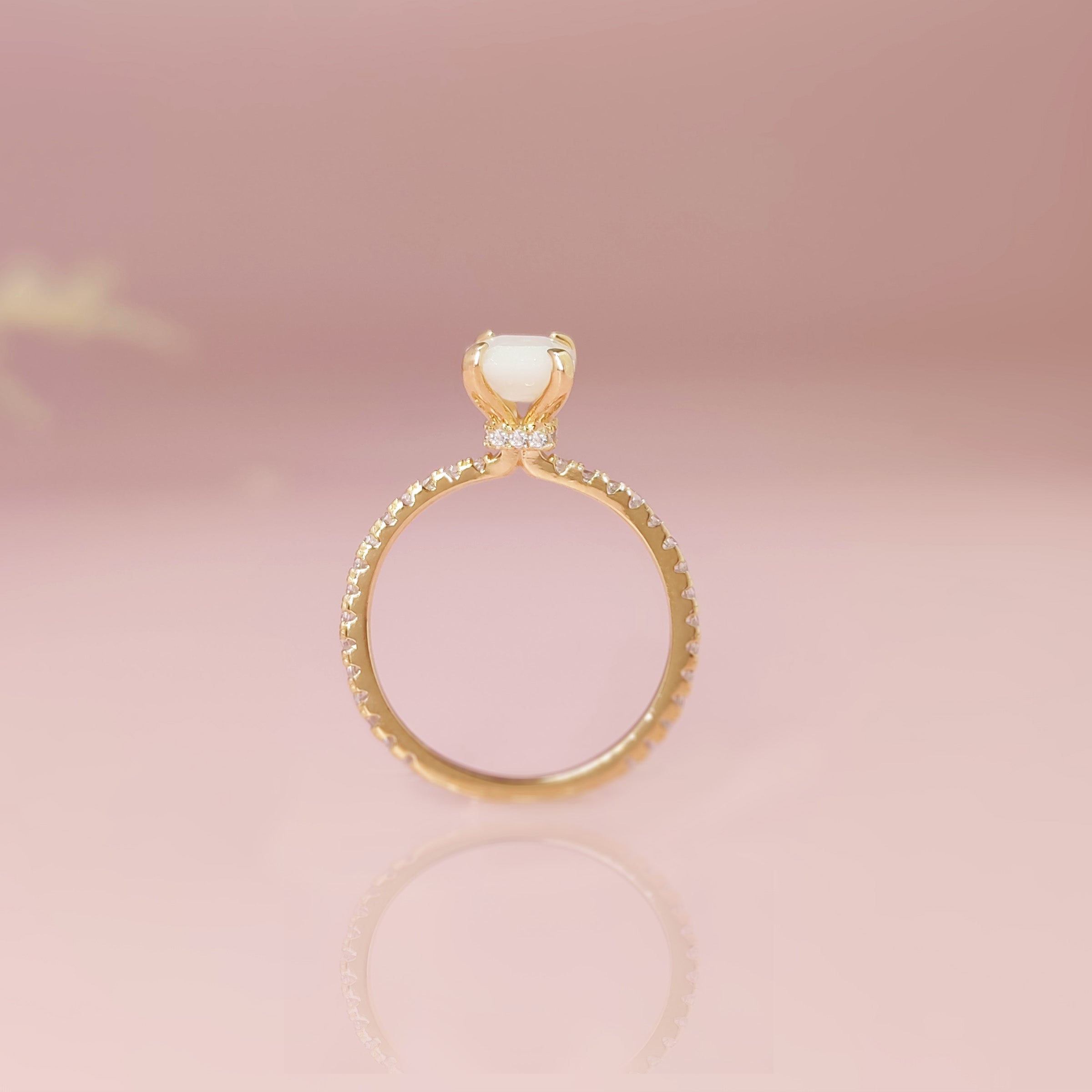 Ethereal Breastmilk Ring - Sterling Silver Keepsake Jewelry for Nursing Moms | Perfect Mother's Gift & Memorial Jewelry for Breastfeeding Mothers
