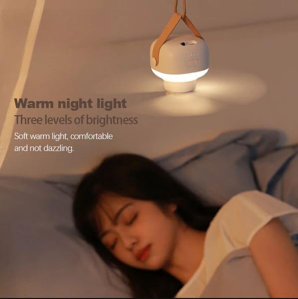 ULTREOS Rechargeable Camping Tripod Light with Ceiling Fan - Portable Outdoor Night Light for Tents, Hiking, Backpacking & Emergency Use