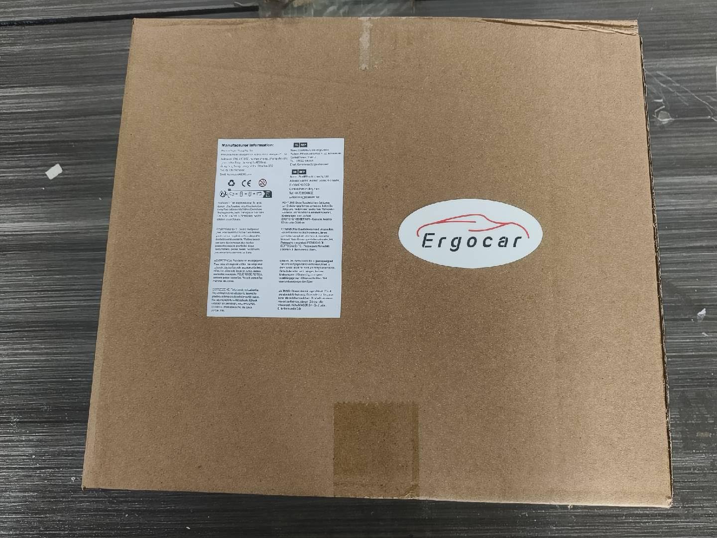 **Ergocar Universal Inflatable Car Air Mattress for SUV, RV, Truck - Portable Blow-Up Bed with Pillows for Camping, Hiking, Travel & Beach - Perfect for Road Trips, Outdoor Adventures & Guest Sleepovers - Black**
