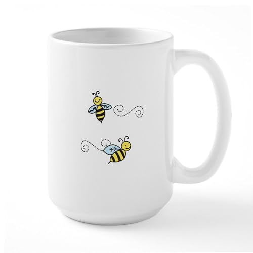 White - Bees Mugs